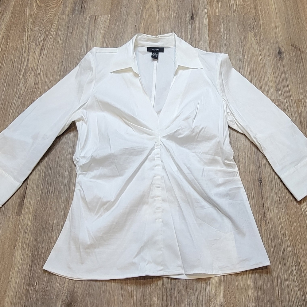 Alfani Off White, Cream Top New with Tags